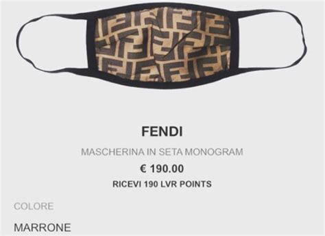 filtro mascherina fendi